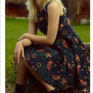 Anthropologie Larksong Corduroy Dress Eva Franco